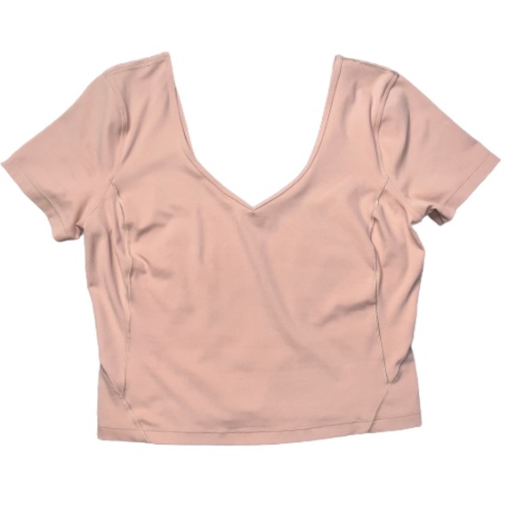 lululemon athletica Tops - NWOT Lululemon Align Tee Nulu Slim Fit Cropped Size 10 LW3FBMS